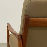 Fauteuils danois en teck par Ole Wanscher années 1960 MidCentury
