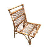 Fauteuil vintage en rotin
