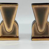Paire de cassolettes/vases de style Art Déco