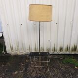 Floor lamp year 60 magazine holder