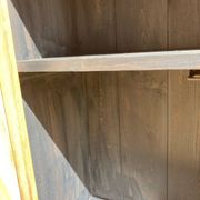 Compact Parisian buffet, 2 elements, pine/beech.