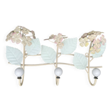Hydrangea coat rack