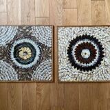 Pair of butterfly wings frames