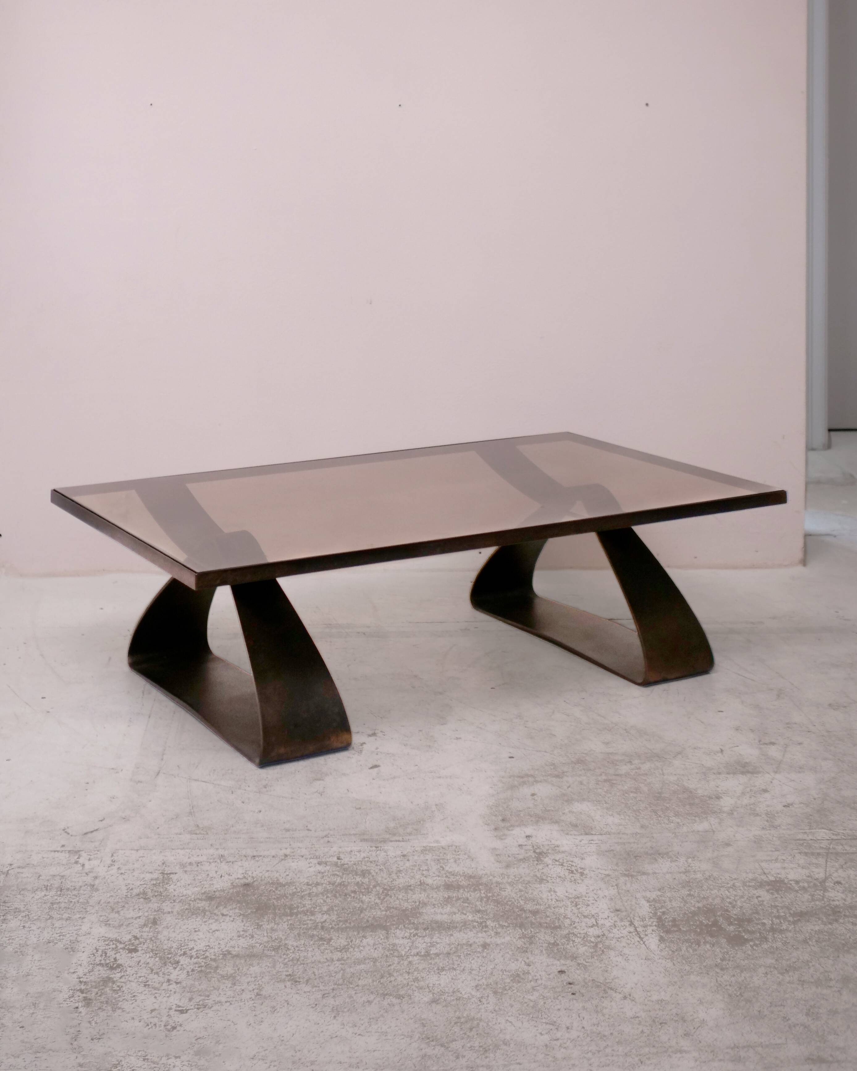 Unique sculptural coffee table 1970
