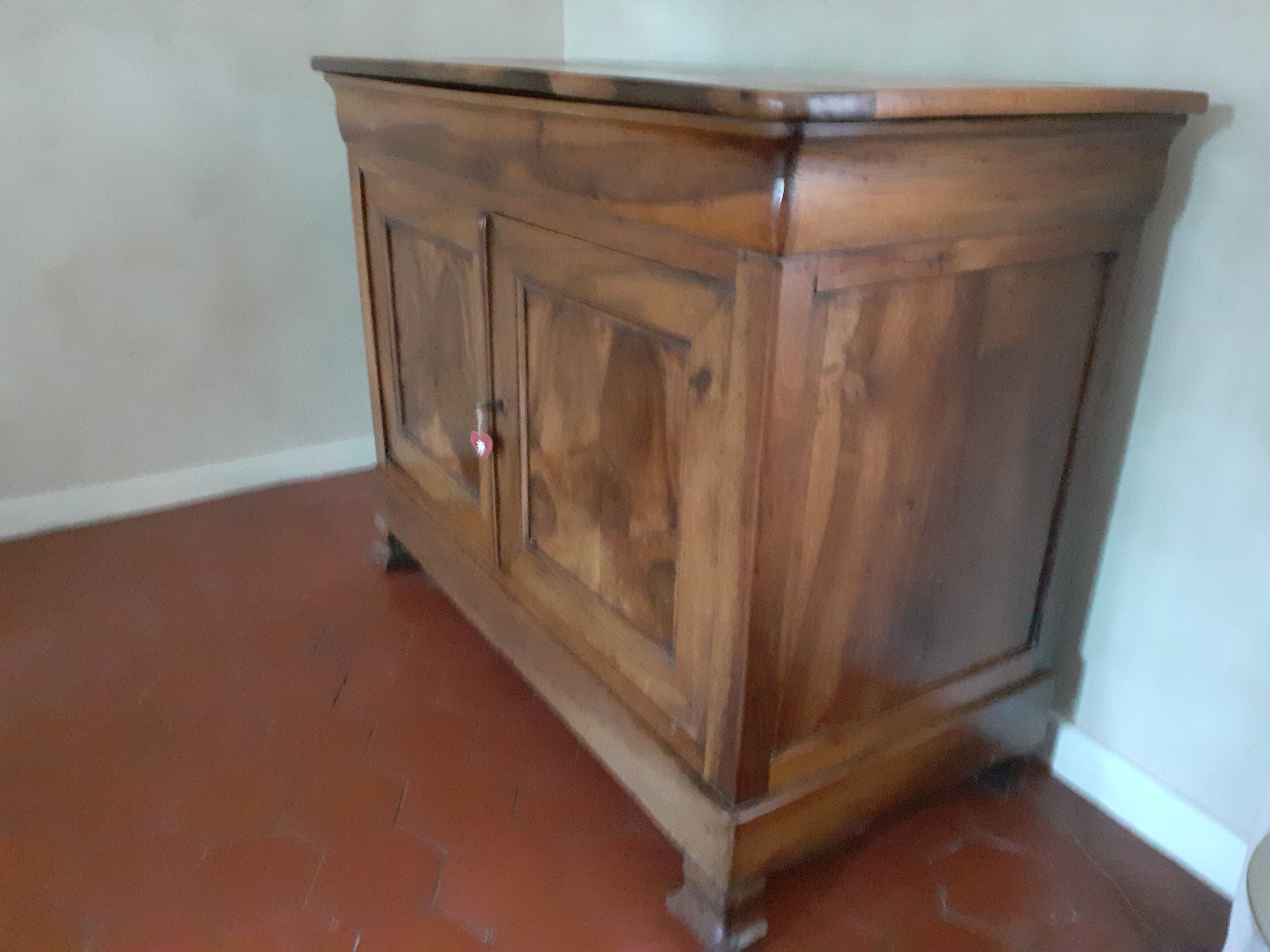 Louis Philippe solid walnut buffet