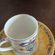 Bernardaud Limoges Borghèse – 5 cups + 4 saucers in porcelain