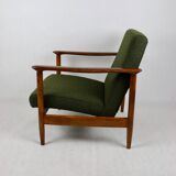 GFM-142 Chair in Olive Bouclé attributed to Edmund Homa, 1970s