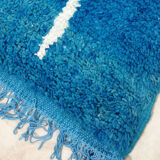 Blue moroccan carpet 300x193cm