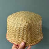 Set of 3 woven bamboo baskets