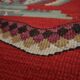 Vintage Red Caucasian Kilim Rug Handwoven Tribal Wool Flatweave Carpet