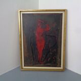 After Marino Marini, Dancer, 1960s, Artwork on Wood