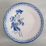 6 dessert or cheese plates in old earthenware Digoin Sarreguemines - Model Annick - Vintage