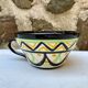 Breton bowl earthenware Saint-Jean-de-Bretagne Hand decoration