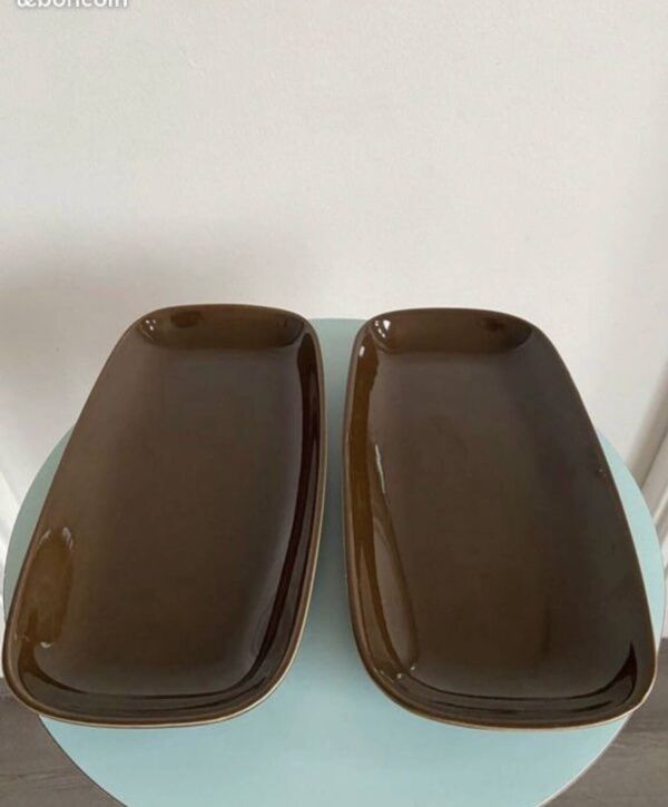 Plats en céramique Rosenthal Studio line design Tapio Wirkkala