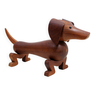 Dachshund by Kay Bojesen in teak 1950