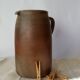 Large antique broc in 4-litre artisan sandstone