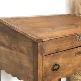 Vintage writing desk in solid pine