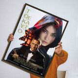 Parodic 50x70cm James Bond poster generated by AI, composed by the gallery.