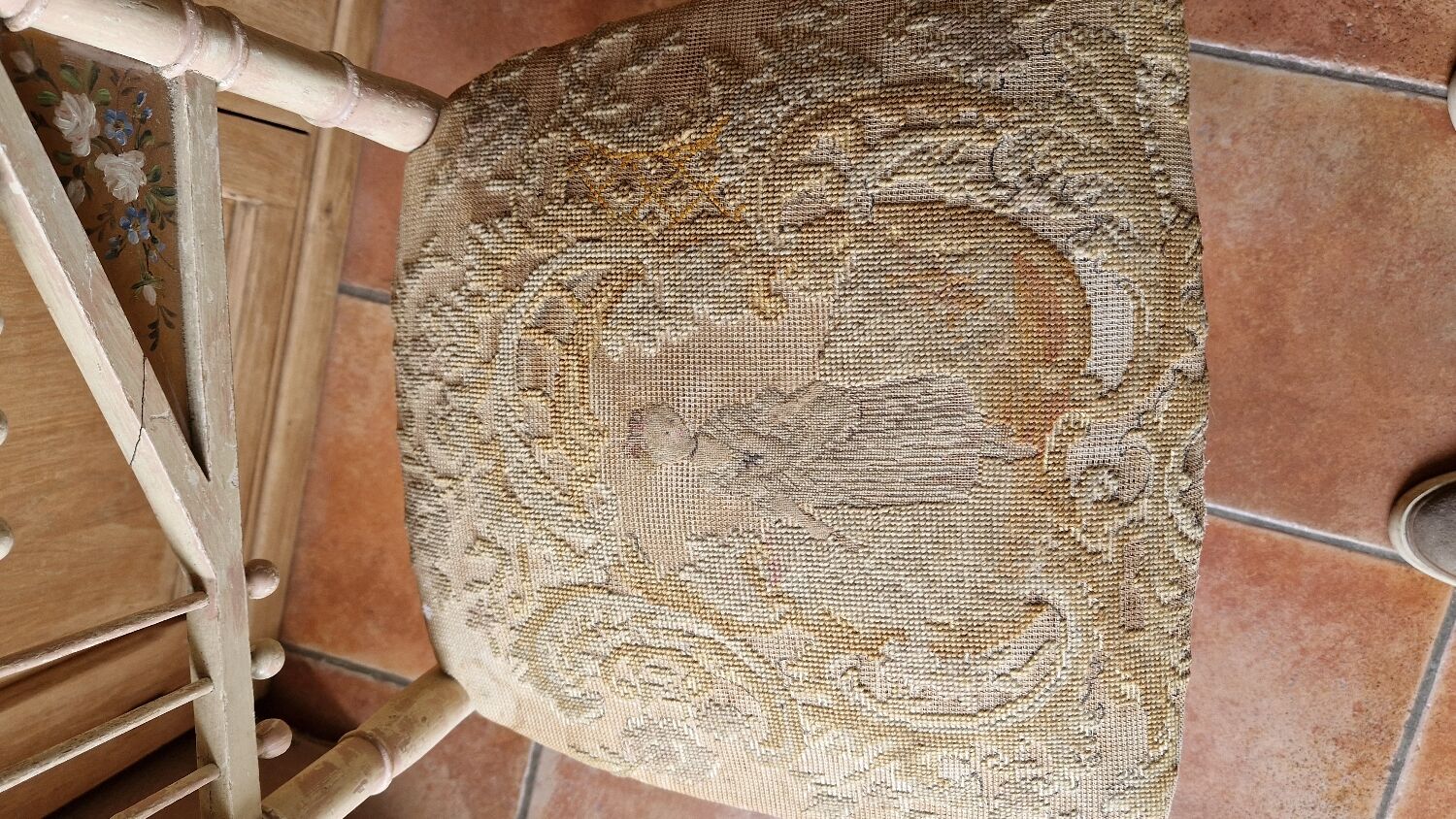 Pair of Louis XVI style living room chairs