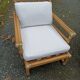 Pair of Lyda Levi armchairs for Mc Guire bamboo Italy Milan