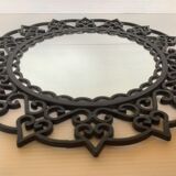 Mirror year 70 black plastic