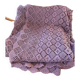 Vintage mauve lilac crocheted bedspread