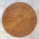 Table low table vintage rattan
