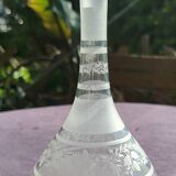 Carafe en verre mousseline 19ème