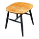 Vintage Scandinavian stool for Asko in solid wood