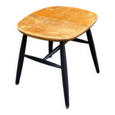 Vintage Scandinavian stool for Asko in solid wood
