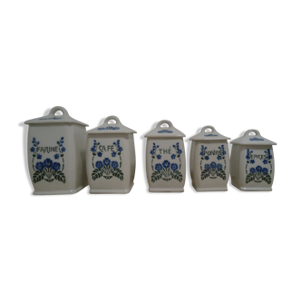 Série de 5 pots à épice