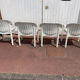 4 armchairs garden allibert Pierre Paulin "dangari"