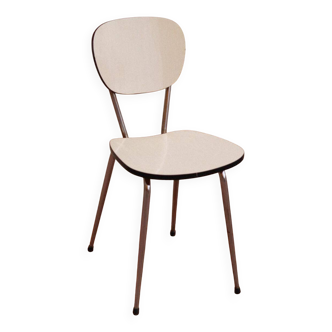 Vintage white Formica chair – 60s/70s