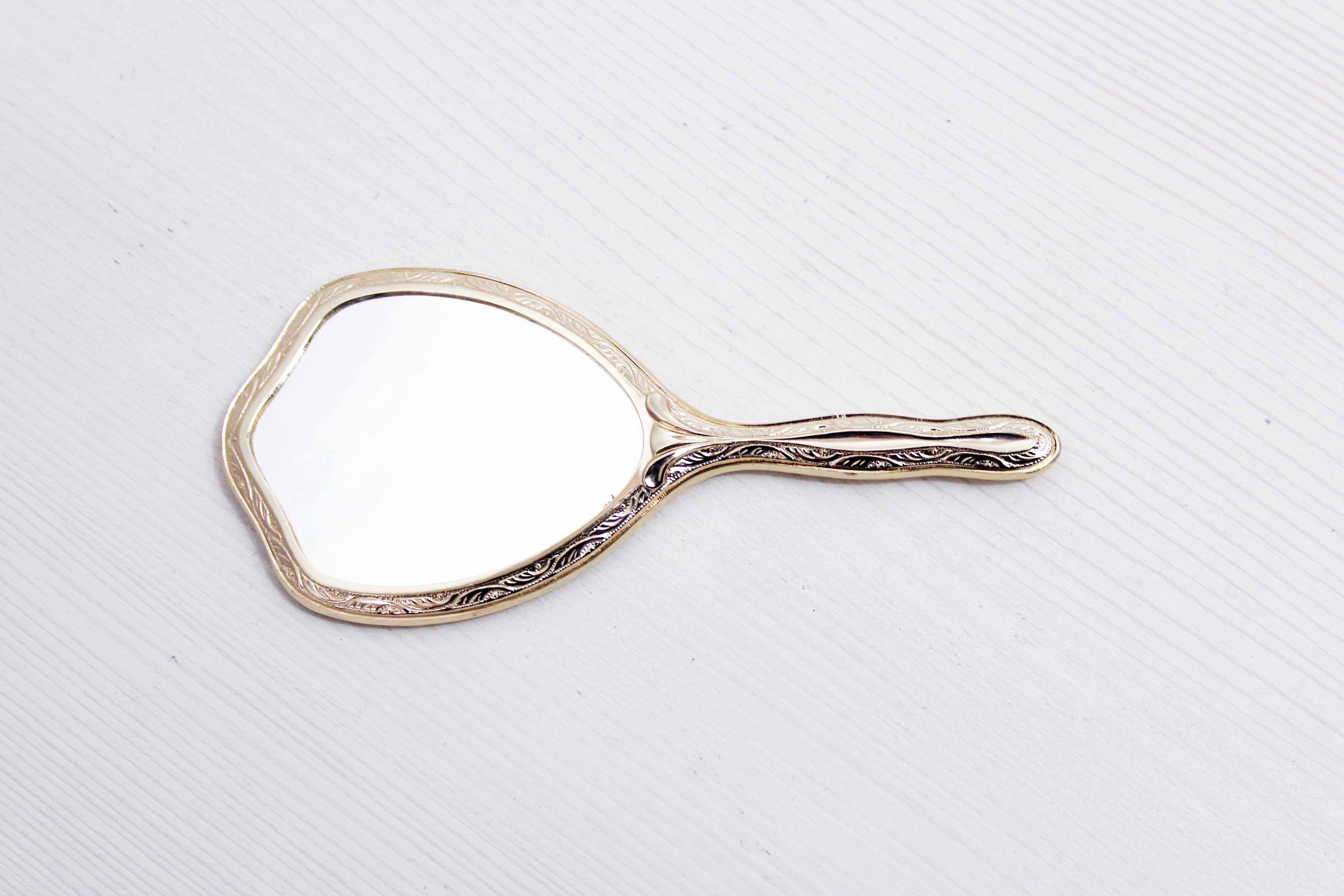 Vintage hand mirror