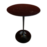 Tulip side table in black marble by Eero Saarinen , 1970s