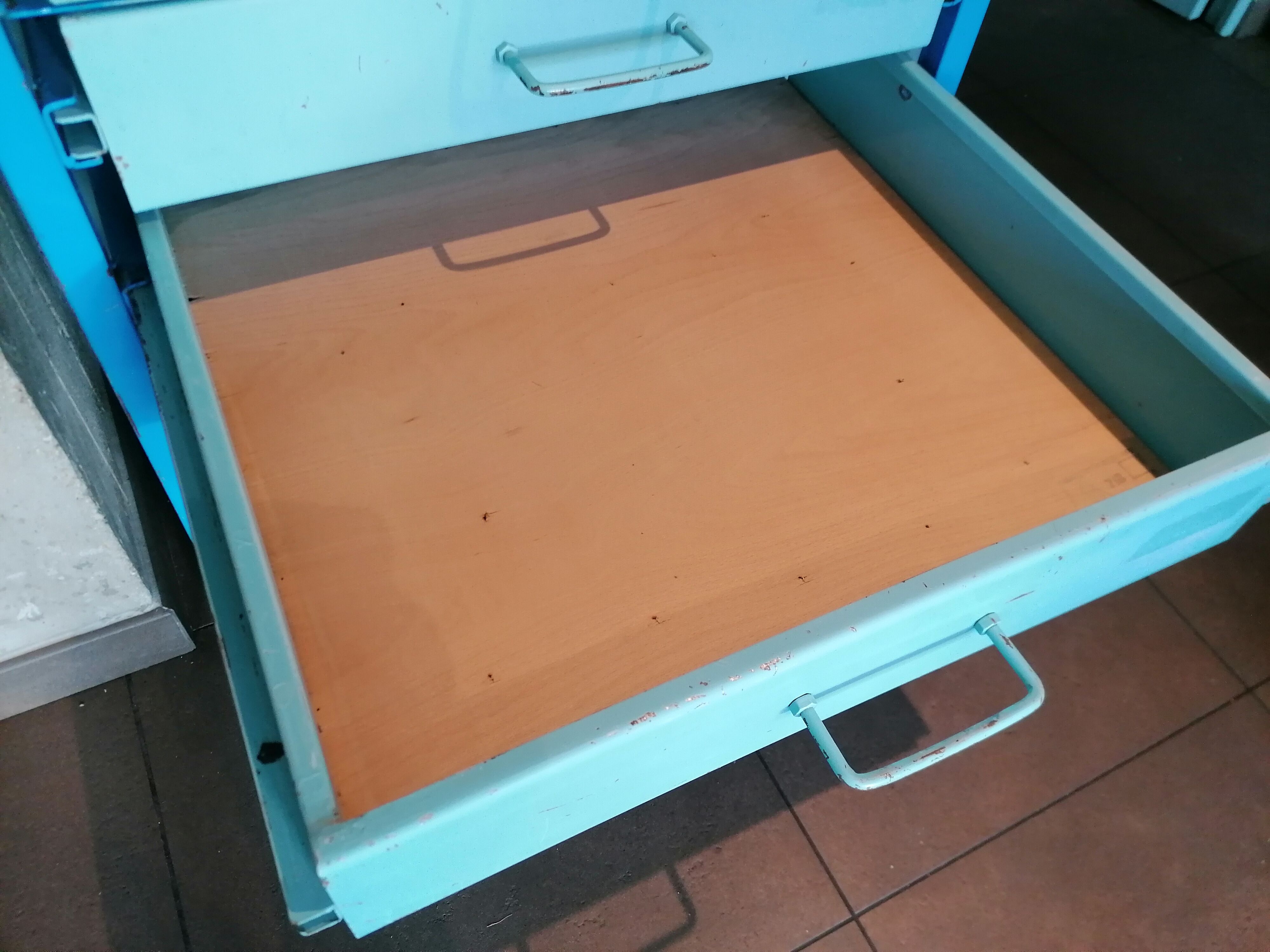 Vintage workshop service, old garage maid