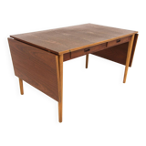 Scandinavian teak desk, Hugo Troeds, Bjärnum, Sweden, 1950