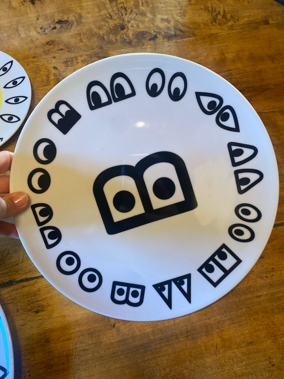 Glodande trio of plates by Beirendonck for Ikea