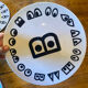 Glodande trio of plates by Beirendonck for Ikea