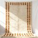 Tapis moderne à bordure terracotta 230cmX140cm