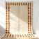 Modern rug with terracotta border 230cm x 140cm
