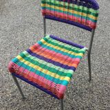 Scoubidou children's chair