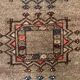 Vintage Afghan Turkoman village Rug 170x112 cm, Red, Black Tribal Medium