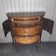 Commode demi-lune en marquetterie