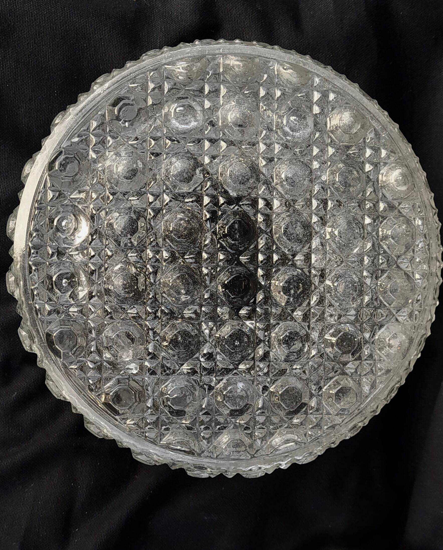 Plafonnier rond applique murale minimaliste vintage verre transparent bulles