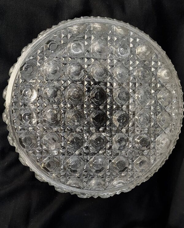 Plafonnier rond applique murale minimaliste vintage verre transparent bulles