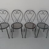 Vintage metal garden chairs