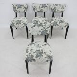 4 1950s Jindrich Halabala dining chairs,Czechoslovakia