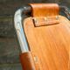 Chair Les Arcs Charlotte Perriand – Vintage patinated leather from the 60s/70s