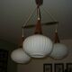 Teak pendant lamp by Louis Kalff 1950s